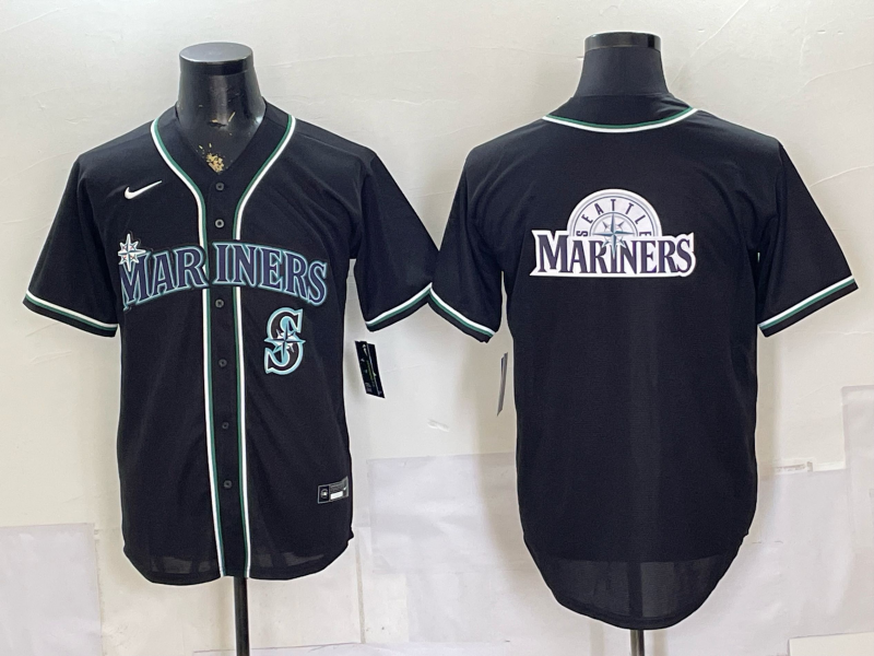Men 2026 Seattle Mariners blank black Nike MLB Jersey 0801098->seattle mariners->MLB Jersey